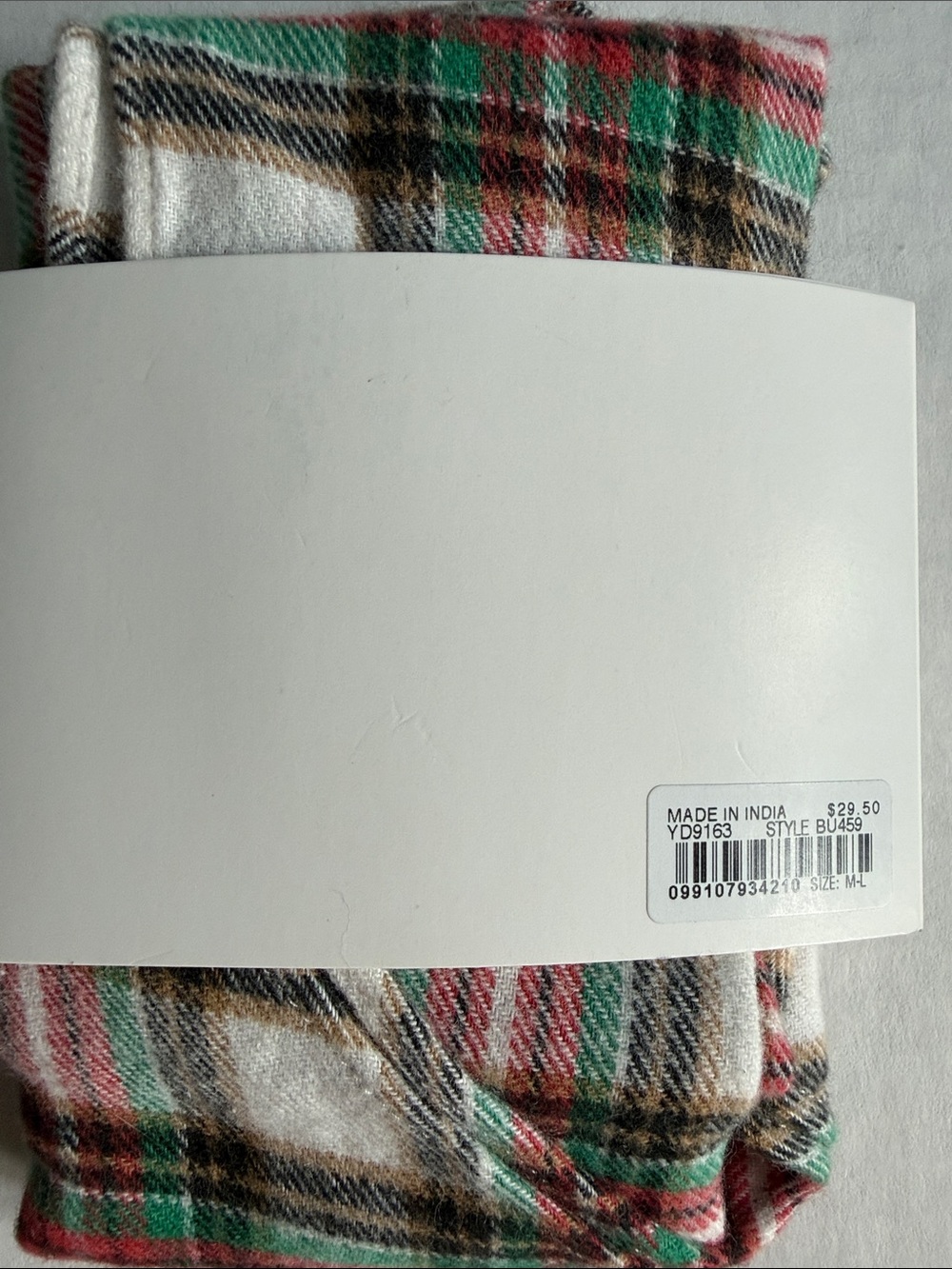 NWT J. Crew Crewmutts Plaid Dog Bandana | M/L - Picture 2 of 2